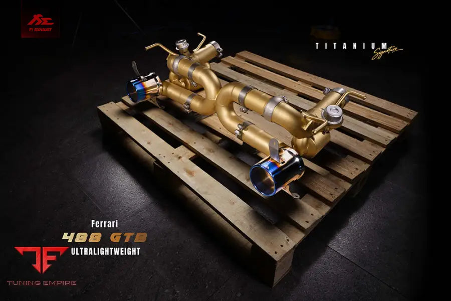 FI EXHAUST FERRARI 488 GTB / SPIDER TITANIUM EXHAUST SYSTEM