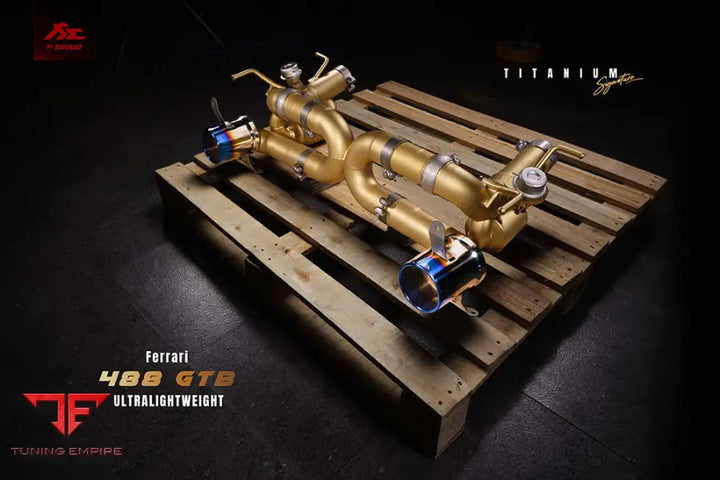 FI EXHAUST FERRARI 488 GTB / SPIDER TITANIUM EXHAUST SYSTEM