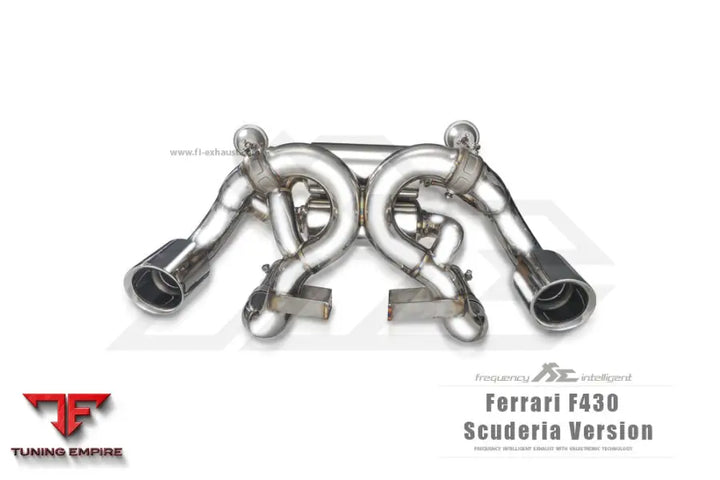 FI EXHAUST FERRARI F430 COUPE / SPIDER SCUDERIA BUMPER CONVERSION EXHAUST SYSTEM