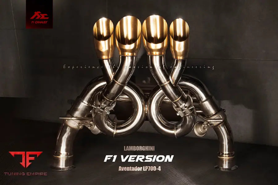 FI EXHAUST LAMBORGHINI AVENTADOR LP700-4 F1 HIGH PITCH VERSION EXHAUST SYSTEM