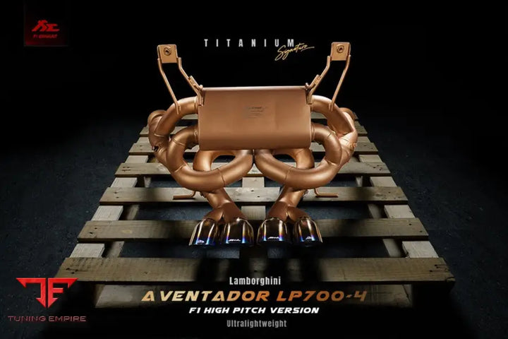 FI EXHAUST LAMBORGHINI AVENTADOR LP700-4 F1 HIGH PITCH VERSION TITANIUM EXHAUST SYSTEM