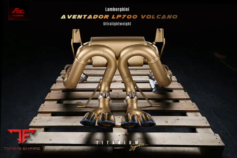 FI EXHAUST LAMBORGHINI AVENTADOR LP700-4 VOLCANO FIRETADOR VERSION TITANIUM EXHAUST SYSTEM
