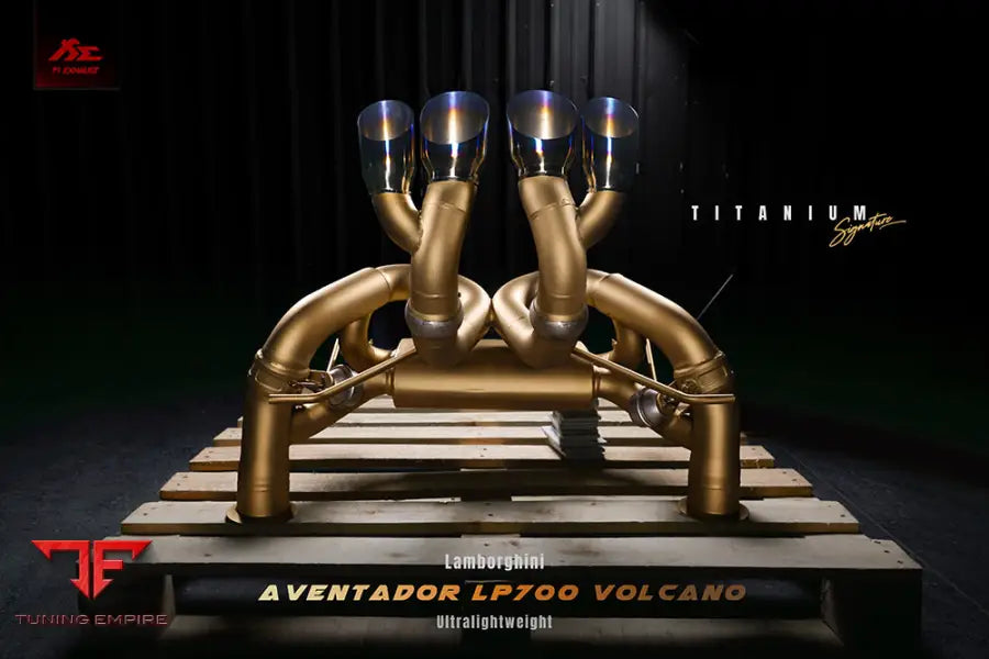 FI EXHAUST LAMBORGHINI AVENTADOR LP700-4 VOLCANO FIRETADOR VERSION TITANIUM EXHAUST SYSTEM