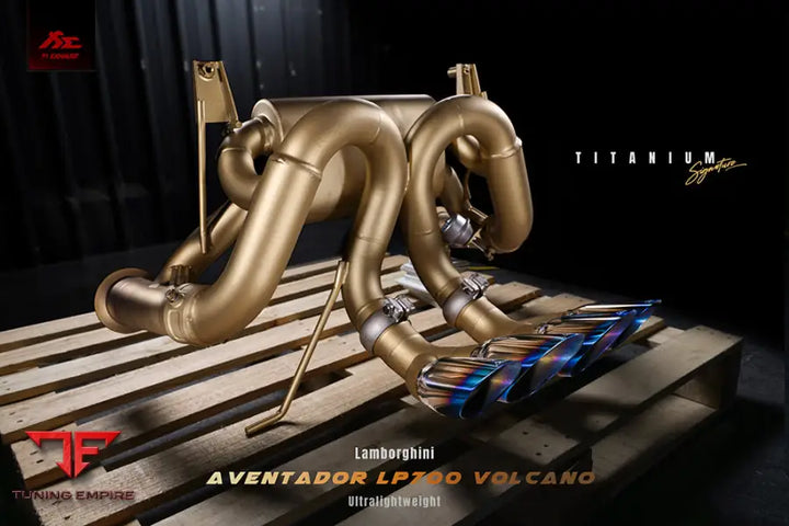 FI EXHAUST LAMBORGHINI AVENTADOR LP700-4 VOLCANO FIRETADOR VERSION TITANIUM EXHAUST SYSTEM