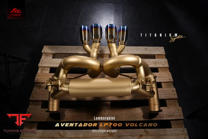 FI EXHAUST LAMBORGHINI AVENTADOR LP700-4 VOLCANO FIRETADOR VERSION TITANIUM EXHAUST SYSTEM