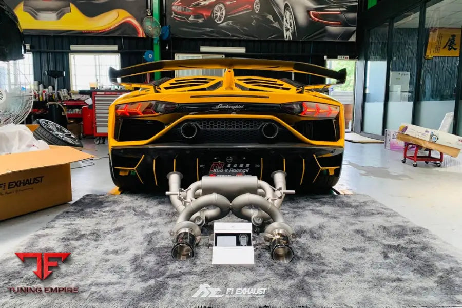 FI EXHAUST LAMBORGHINI AVENTADOR SVJ LP 770-4 TITANIUM EXHAUST SYSTEM