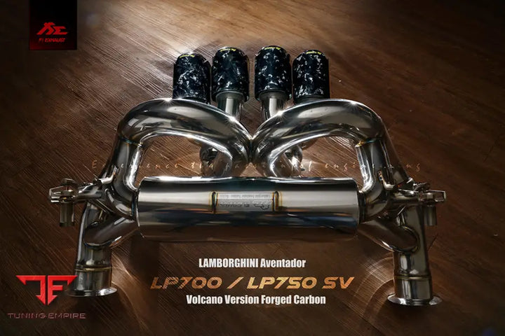 FI EXHAUST LAMBORGHINI LM-640P-CBV + TIP-640P-S + R2016OL + OBD-CAB-V