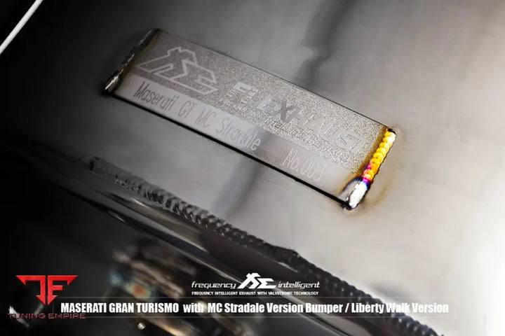 FI EXHAUST MASERATI GRANTURISMO S MC BUMPER EXHAUST SYSTEM