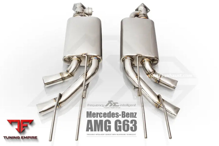 FI EXHAUST MERCEDES-BENZ AMG W463 AMG G63 EXHAUST QUAD TIPS EXHAUST SYSTEM