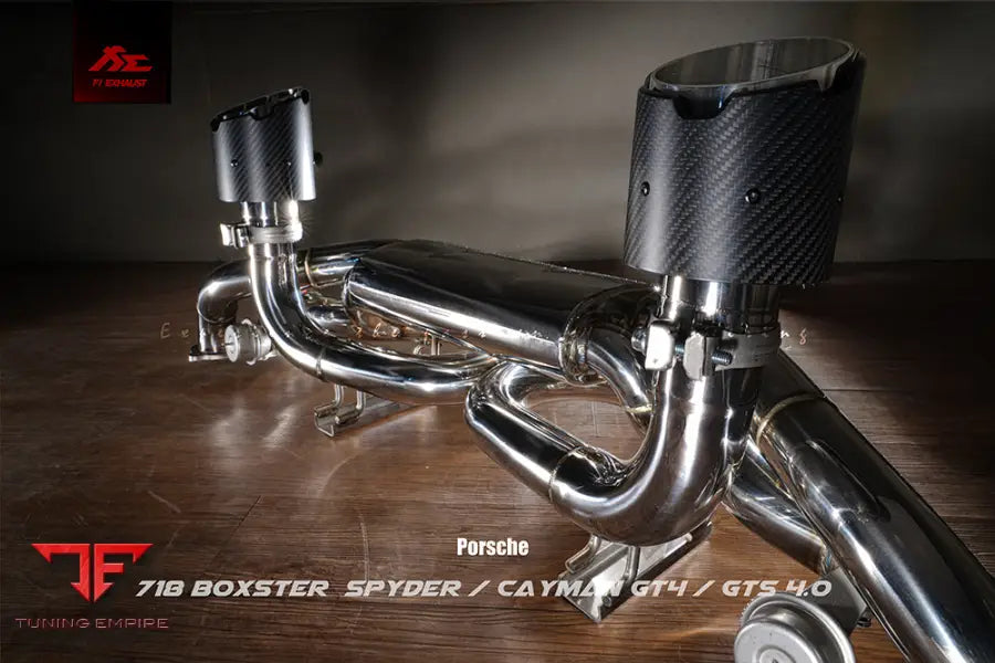 FI EXHAUST PORSCHE 718 CAYMAN GT4 / SPYDER EXHAUST OPF / NON-OPF VALVETRONIC EXHAUST