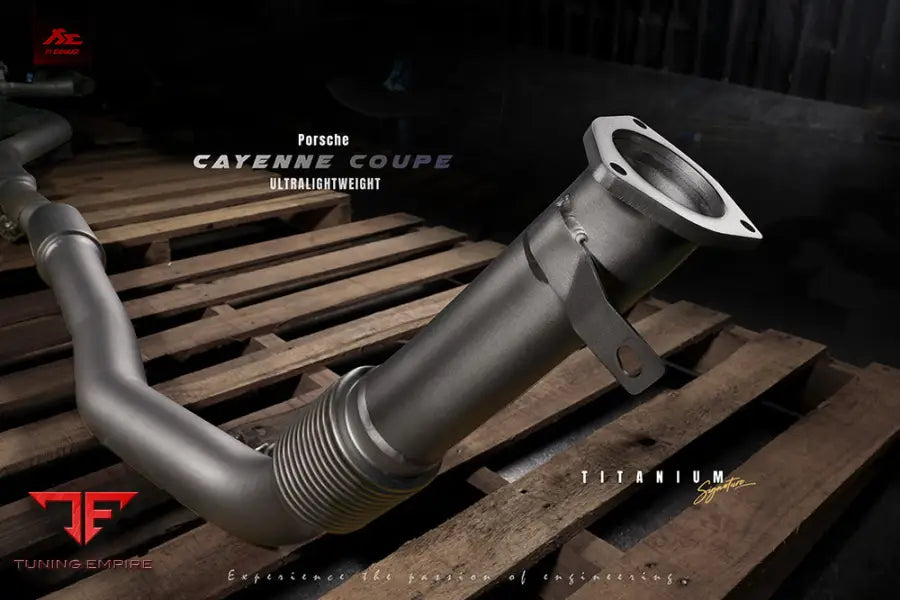 FI EXHAUST PORSCHE 9Y0 CAYENNE 3.0T / COUPE TITANIUM EXHAUST OPF/NON-OPF EXHAUST SYSTEM