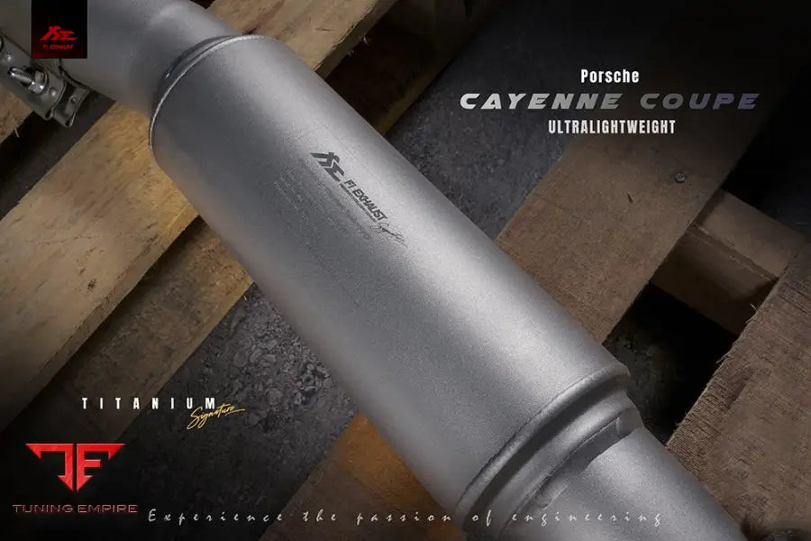 FI EXHAUST PORSCHE 9Y0 CAYENNE 3.0T / COUPE TITANIUM EXHAUST OPF/NON-OPF EXHAUST SYSTEM