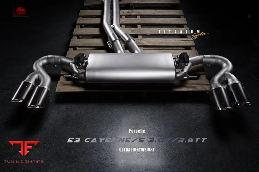 FI EXHAUST PORSCHE 9Y0 CAYENNE S / COUPE S 2.9TT TITANIUM EXHAUST OPF / NON-OPF EXHAUST SYSTEM