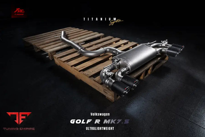 FI EXHAUST VOLKSWAGEN GOLF R MK7.5 TITANIUM EXHAUST SYSTEM