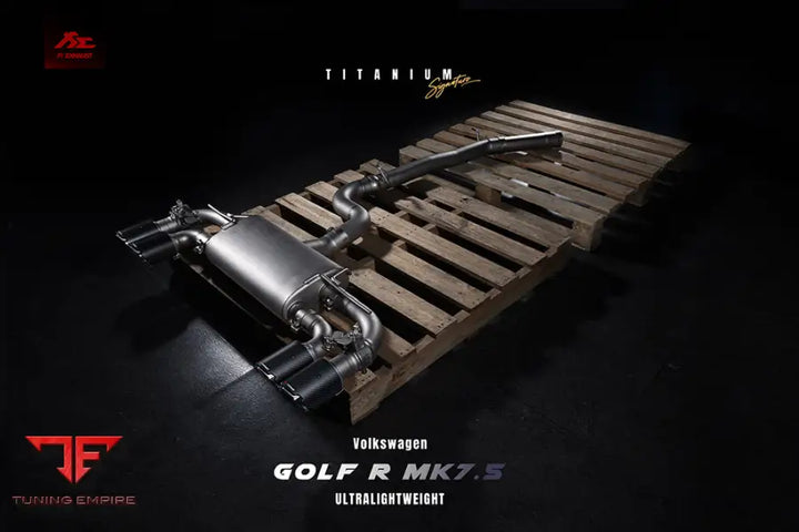 FI EXHAUST VOLKSWAGEN GOLF R MK7.5 TITANIUM EXHAUST SYSTEM