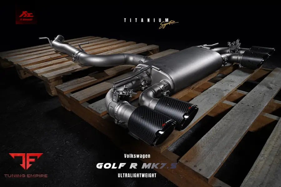 FI EXHAUST VOLKSWAGEN GOLF R MK7.5 TITANIUM EXHAUST SYSTEM