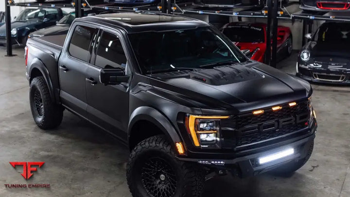 FORD F-150 RAPTOR R FORGED WHEELS AND EXHAUST SYSTEM