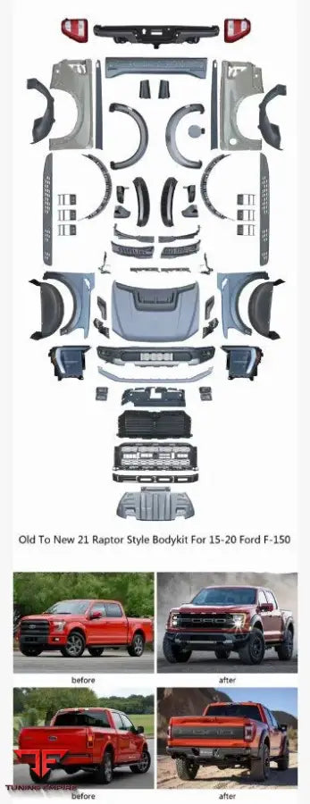 FORD F150 LOBO RAPTOR STYLE FULL WIDE BODY KIT