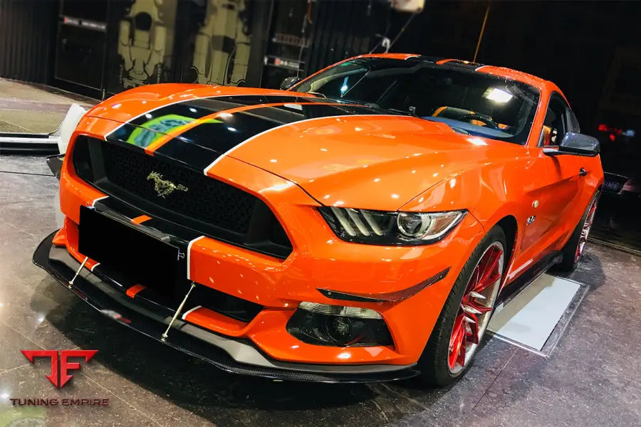 FORD MUSTANG AR STYLE CARBON FIBER FRONT LIP UNDERBOARD BSD
