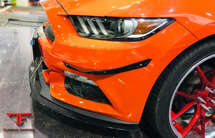 FORD MUSTANG AR STYLE CARBON FIBER FRONT LIP UNDERBOARD BSD