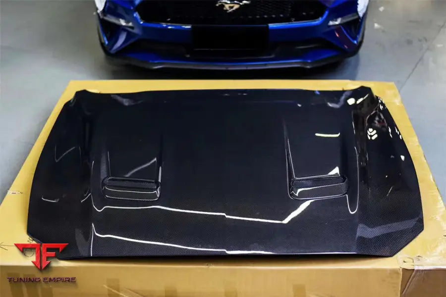 FORD MUSTANG OEM STYLE CARBON FIBER HOOD BSD