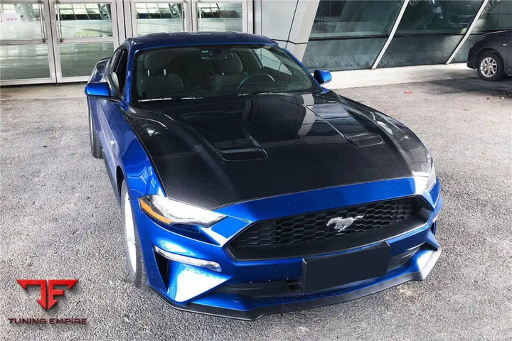 FORD MUSTANG OEM STYLE CARBON FIBER HOOD BSD
