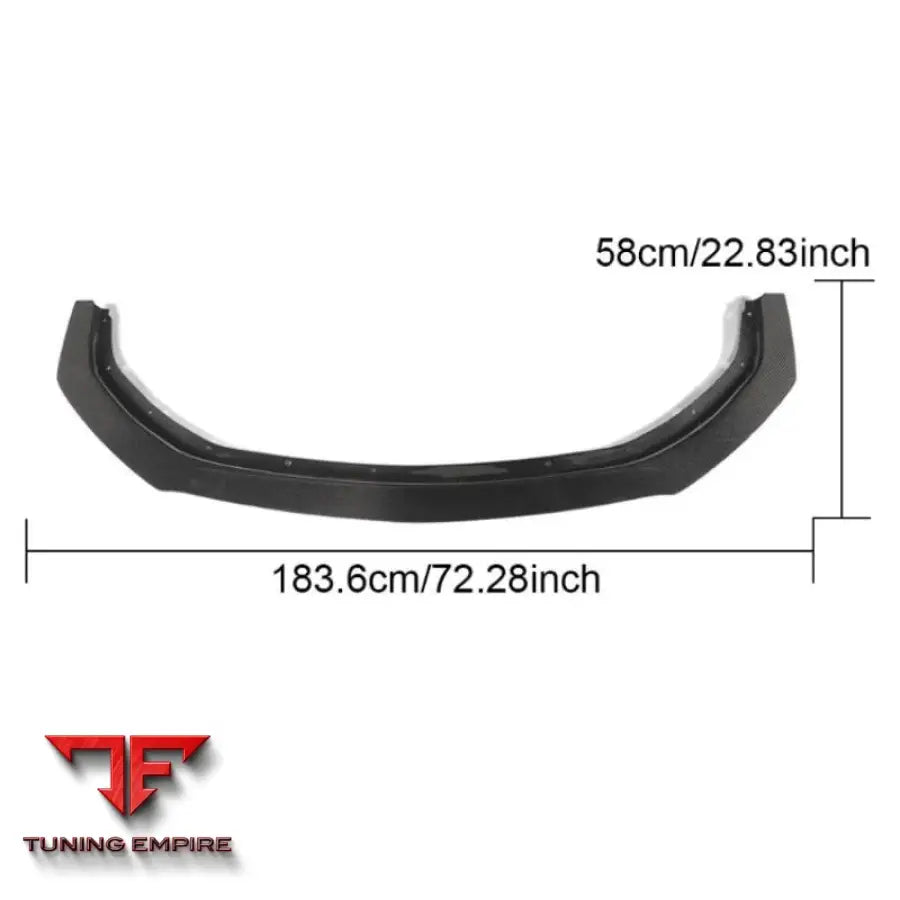 MUTANG CARBON FIBER FRONT & REAR BUMPER SPLITTER KIT FOR FORD MUSTANG (2015–2023)