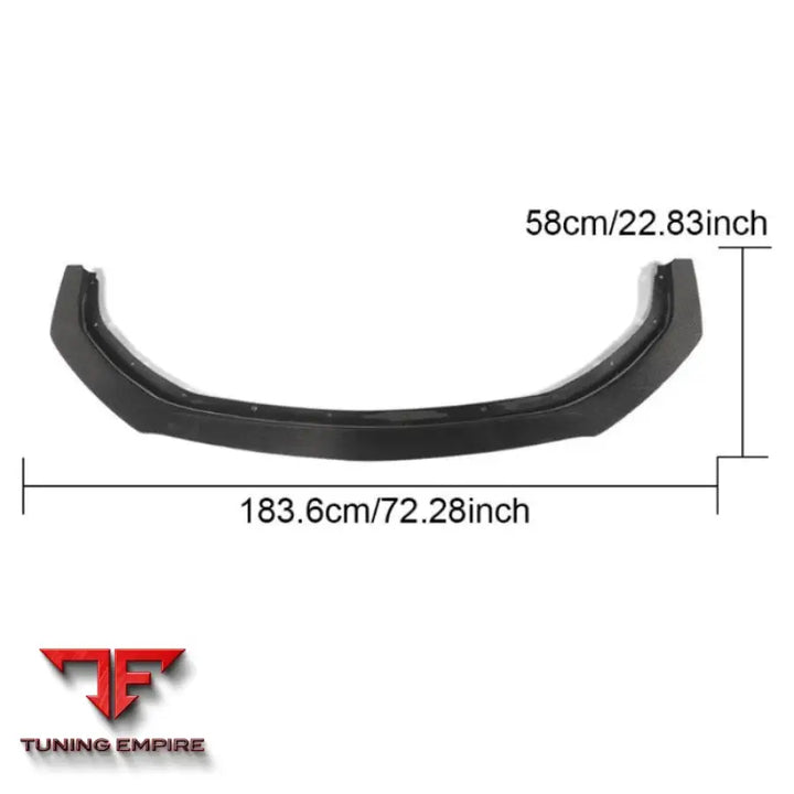 MUTANG CARBON FIBER FRONT & REAR BUMPER SPLITTER KIT FOR FORD MUSTANG (2015–2023)