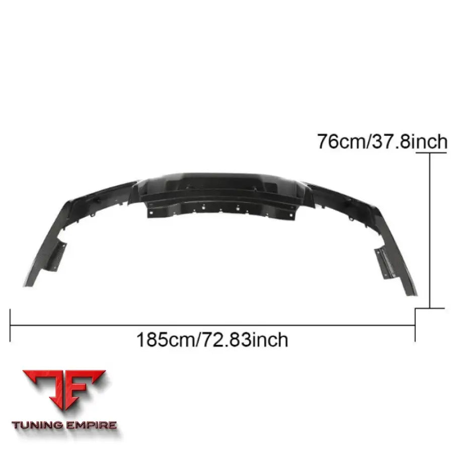 MUTANG CARBON FIBER FRONT & REAR BUMPER SPLITTER KIT FOR FORD MUSTANG (2015–2023)