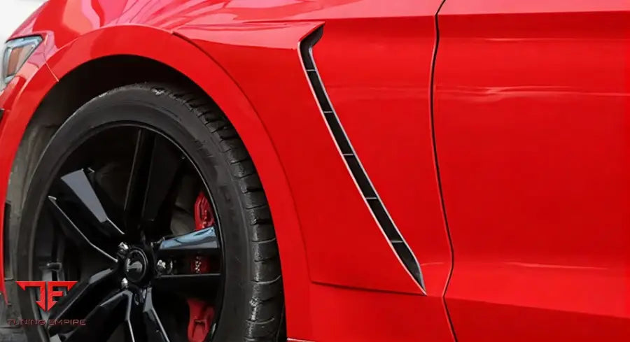 FORD MUSTANG CARBON FIBER SIDE FENDER VENTS TRIM 2015-2023Y