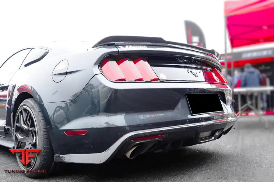 FORD MUSTANG RSH STYLE CARBON FIBER REAR DIFFUSER LIP BSD