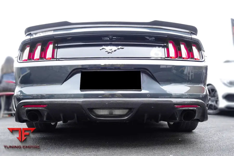 FORD MUSTANG RSH STYLE CARBON FIBER REAR DIFFUSER LIP BSD