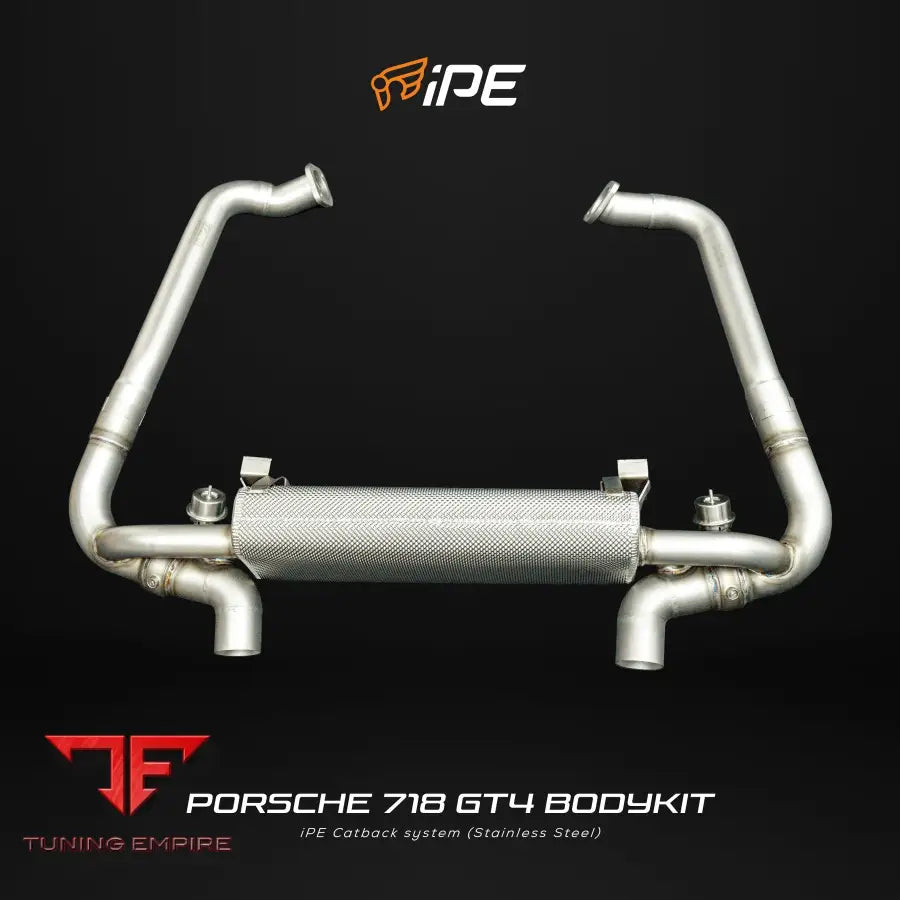 IPE PORSCHE 718 CAYMAN / BOXSTER 2.5T (982) *WITH 718 GT4 BODYKIT* EXHAUST SYSTEM