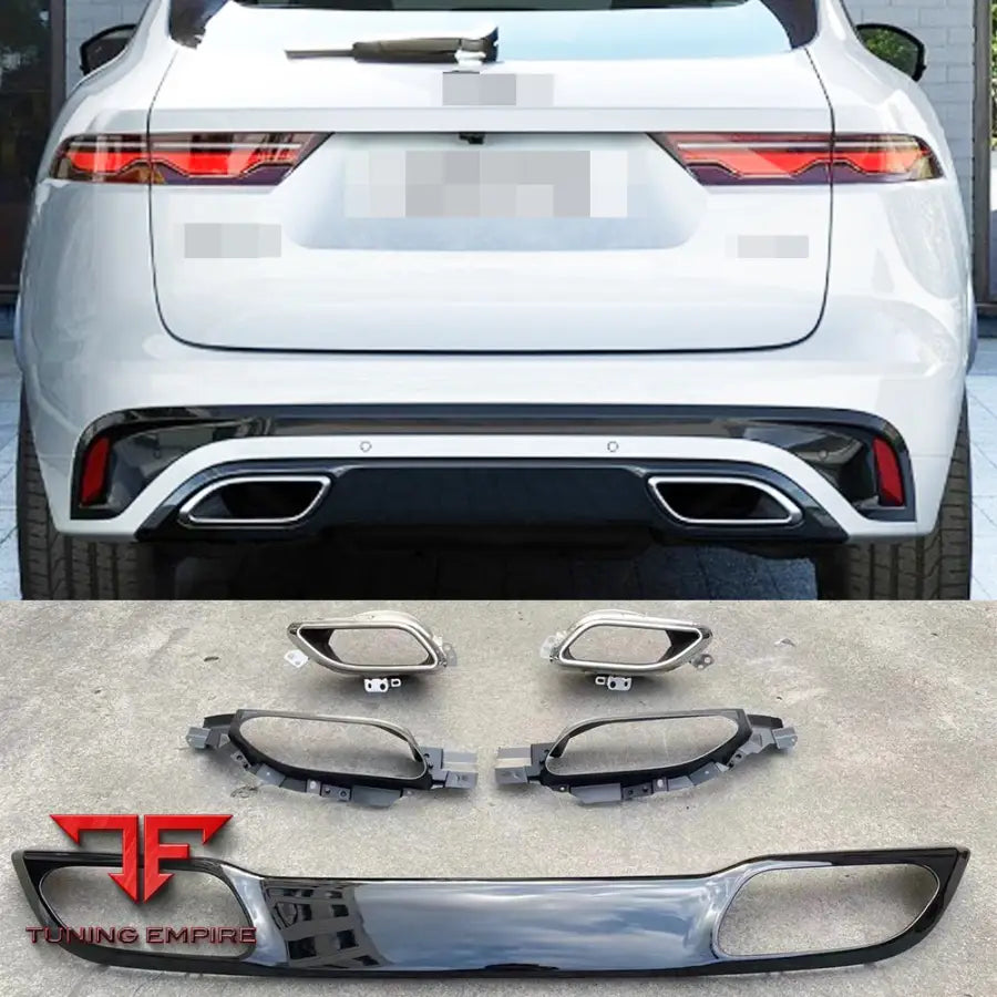 JAGUAR F PACE 2021 + REAR DIFFUSER with EXHAUST TIPS
