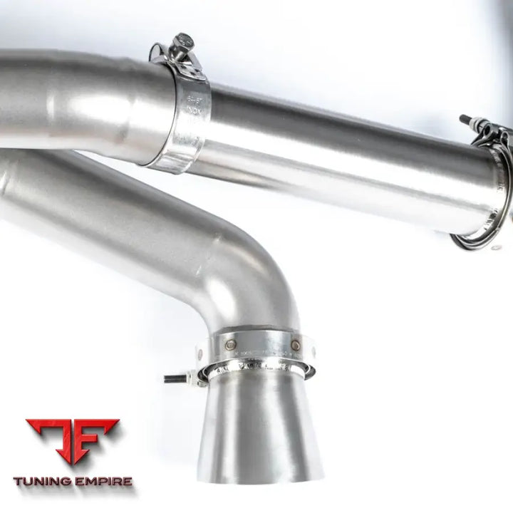 JCR PORSCHE TITANIUM SUPERLIGHT RACE PIPE (CATTED / NON SILENCED) EXHAUST SYSTEM