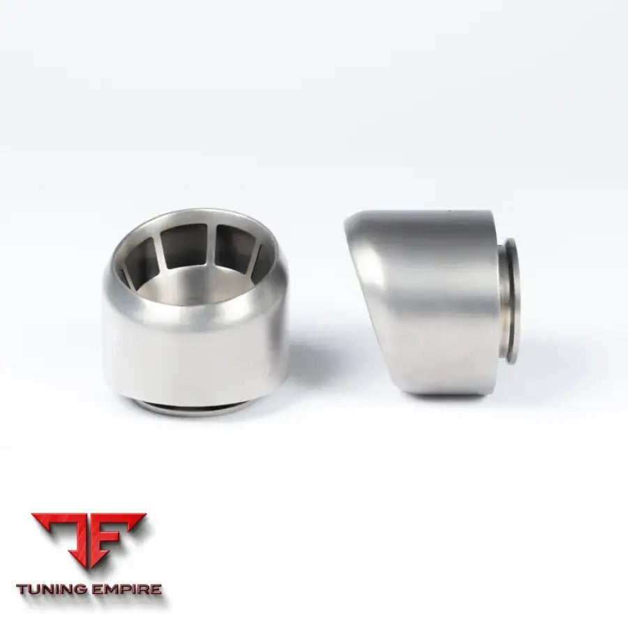 JCR PORSCHE TITANIUM VALVED RACE PIPE (SILENCED) EXHAUST SYSTEM