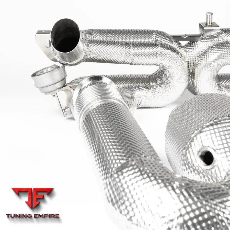 JCR PORSCHE 918 SPYDER INCONEL VALVED RACE PIPE & RACE CATS EXHAUST SYSTEM