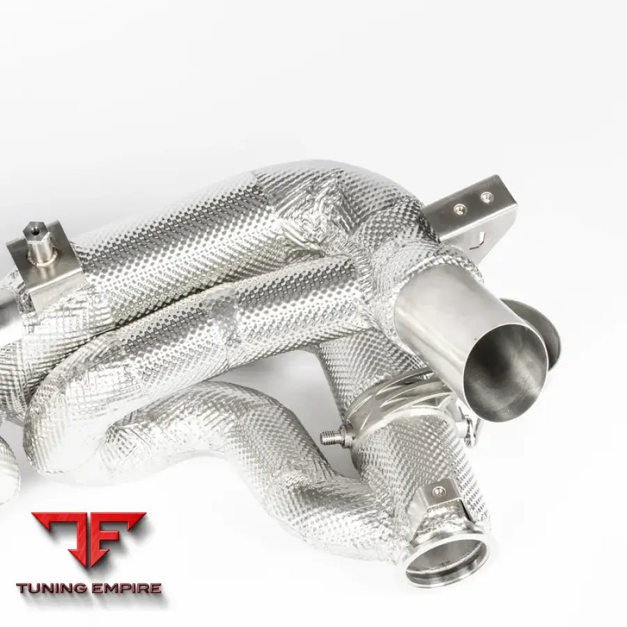 JCR PORSCHE 918 SPYDER INCONEL VALVED RACE PIPE & RACE CATS EXHAUST SYSTEM
