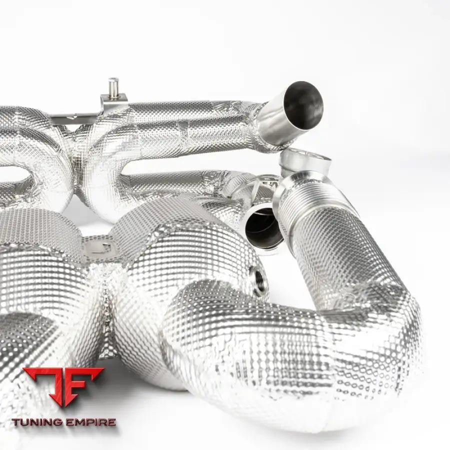 JCR PORSCHE 918 SPYDER INCONEL VALVED RACE PIPE & RACE CATS EXHAUST SYSTEM