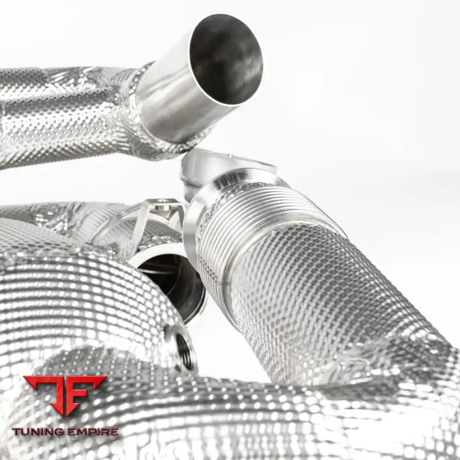 JCR PORSCHE 918 SPYDER INCONEL VALVED RACE PIPE & RACE CATS EXHAUST SYSTEM