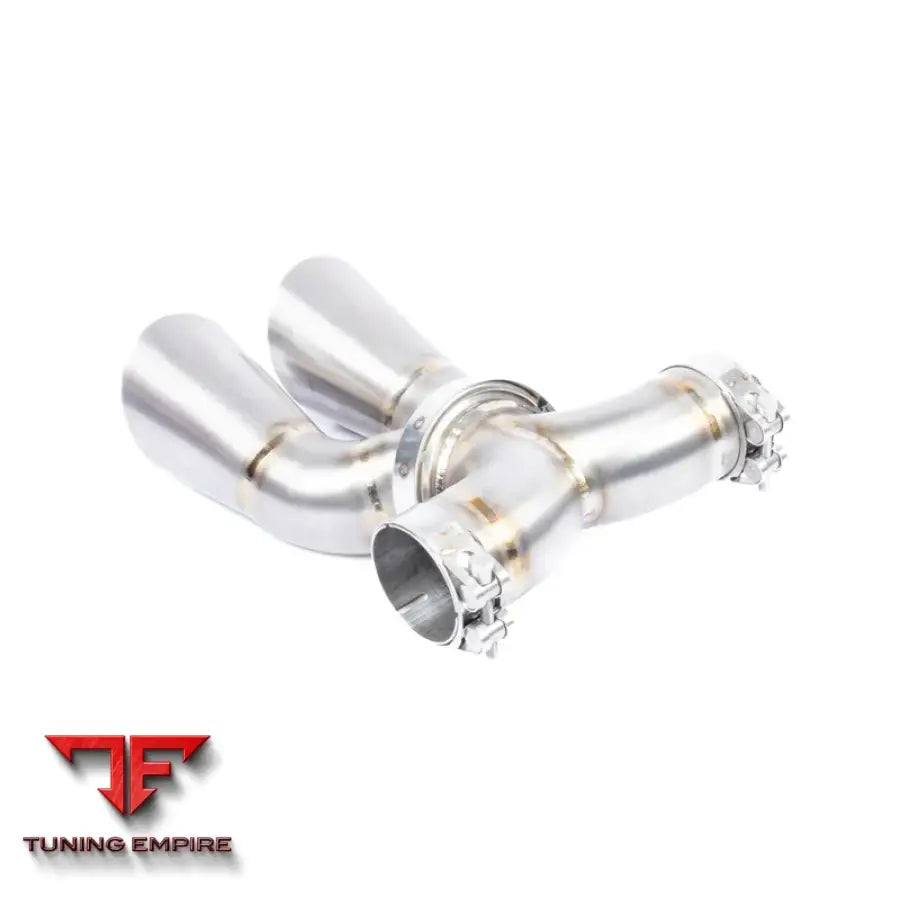 JCR PORSCHE 981 GT4 TITANIUM TIPS (MEGAPHONE) EXHAUST SYSTEM
