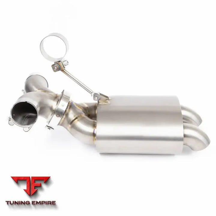 JCR PORSCHE TITANIUM TIPS (SILENCED) EXHAUST SYSTEM