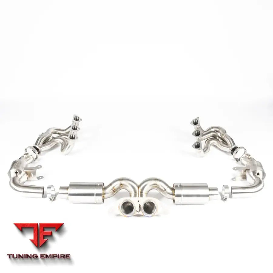 JCR PORSCHE SUPERLIGHT RACE PIPE (SILENCED / RACE CATS) EXHAUST SYSTEM