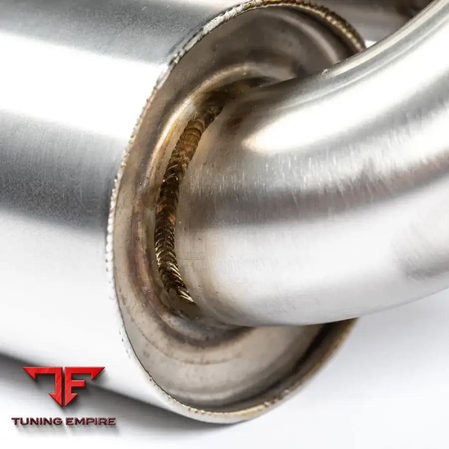JCR PORSCHE 991.1 GT3 TITANIUM CENTRE BYPASS (SILENCED) EXHAUST SYSTEM