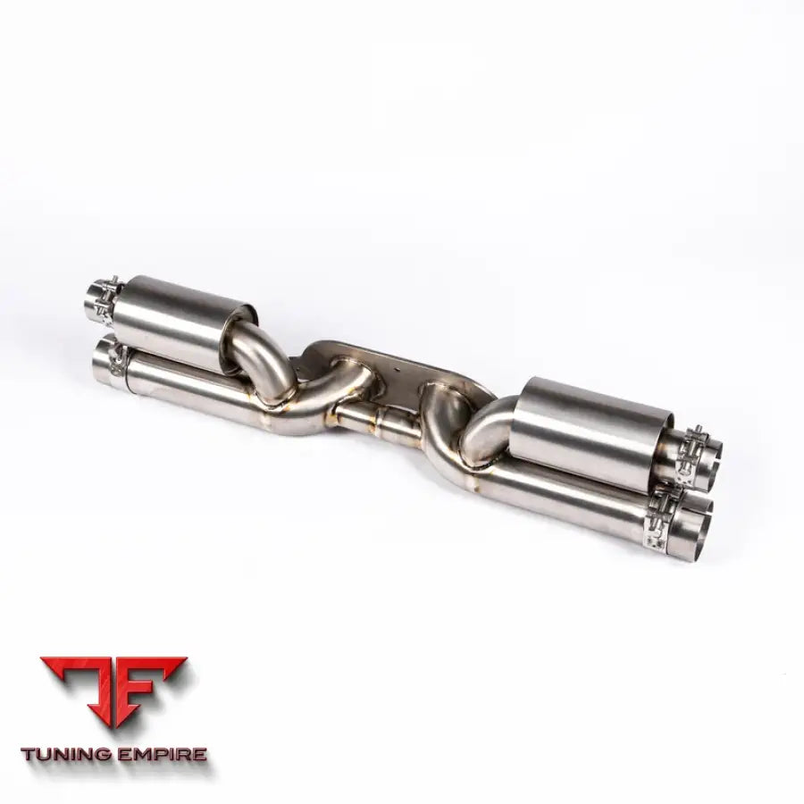 JCR PORSCHE 991.1 GT3 TITANIUM CENTRE BYPASS (SILENCED) EXHAUST SYSTEM