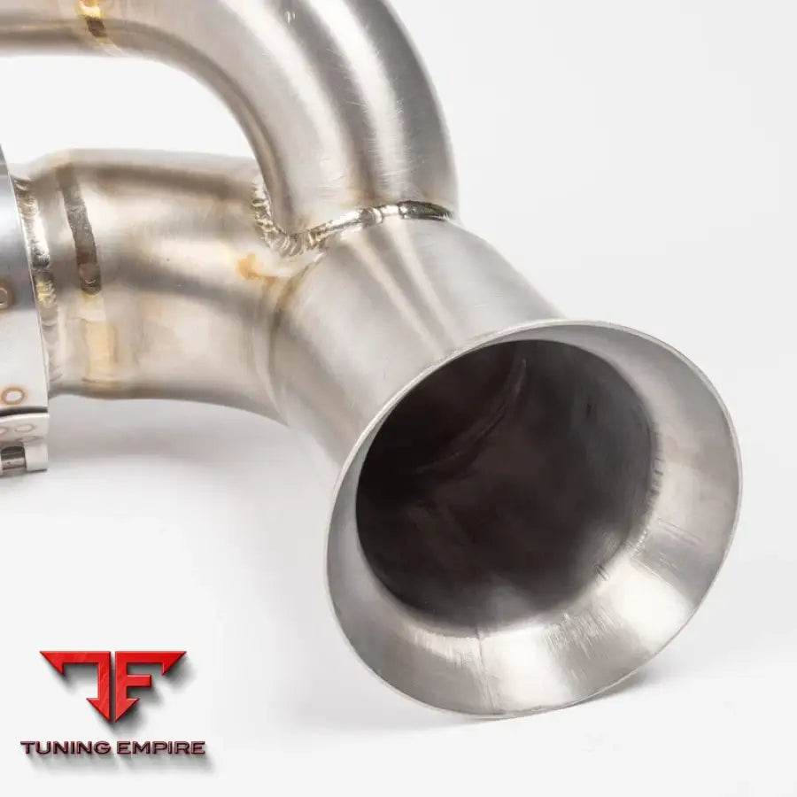 JCR PORSCHE 991.1 GT3 TITANIUM SIDE SILENCER BYPASS (VALVED) EXHAUST SYSTEM