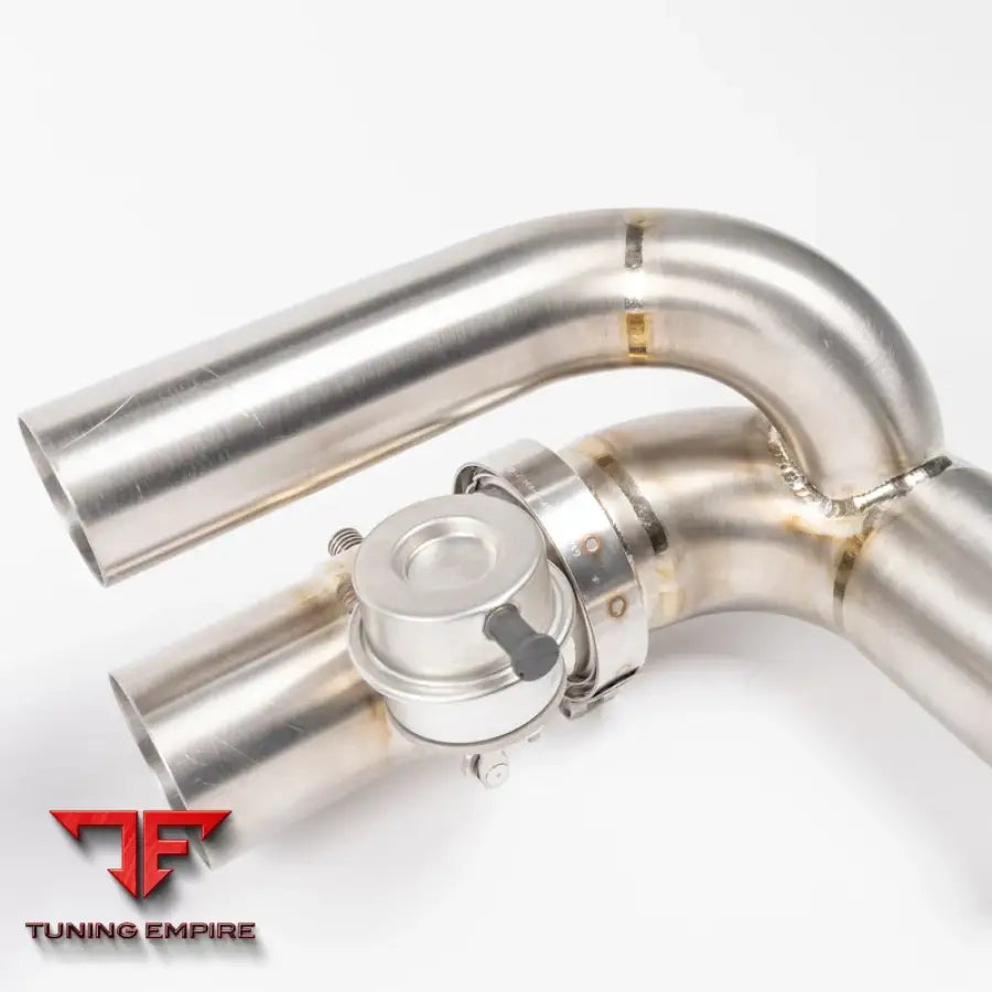 JCR PORSCHE 991.1 GT3 TITANIUM SIDE SILENCER BYPASS (VALVED) EXHAUST SYSTEM