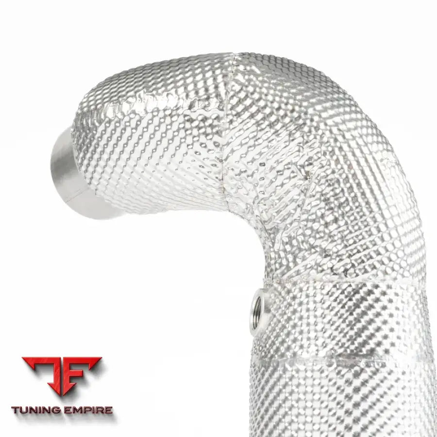 JCR PORSCHE INCONEL CAT DELETES (HEAT SHIELDED) EXHAUST SYSTEM