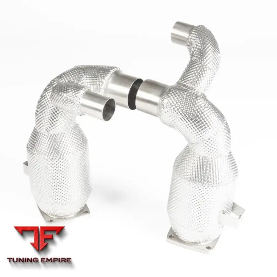 JCR PORSCHE INCONEL RACE CATS (HEAT SHIELDED) EXHAUST SYSTEM