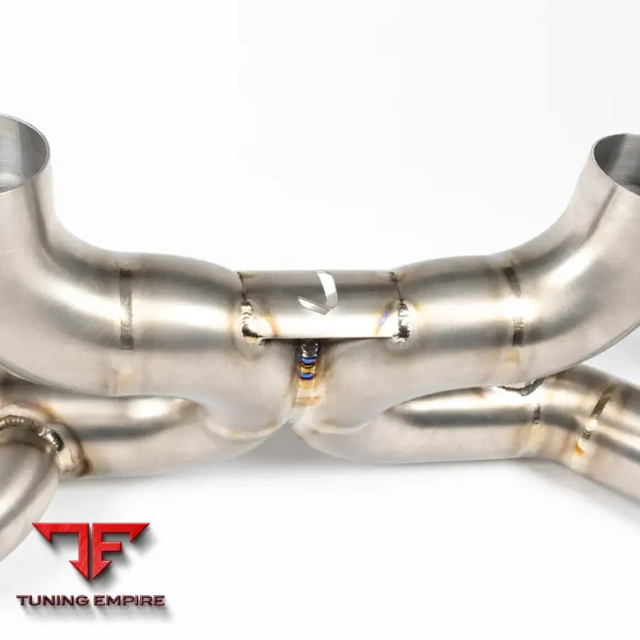 JCR PORSCHE TITANIUM CENTRE (NON VALVED) EXHAUST SYSTEM